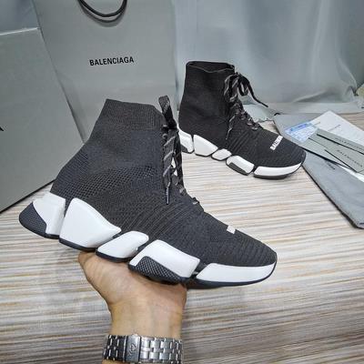 cheap quality Balenciaga Speed 2.0 black white